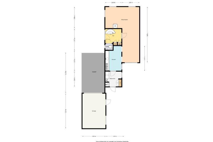 Plattegrond – Molenlaan 18, Mildam
