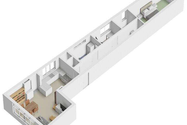 Plattegrond – Molenstraat 59 A, Roosendaal