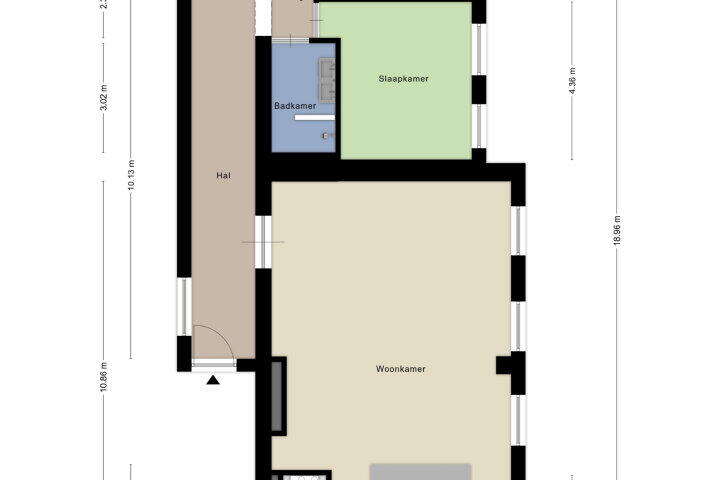 Plattegrond – Molenveldlaan 268, Nijmegen