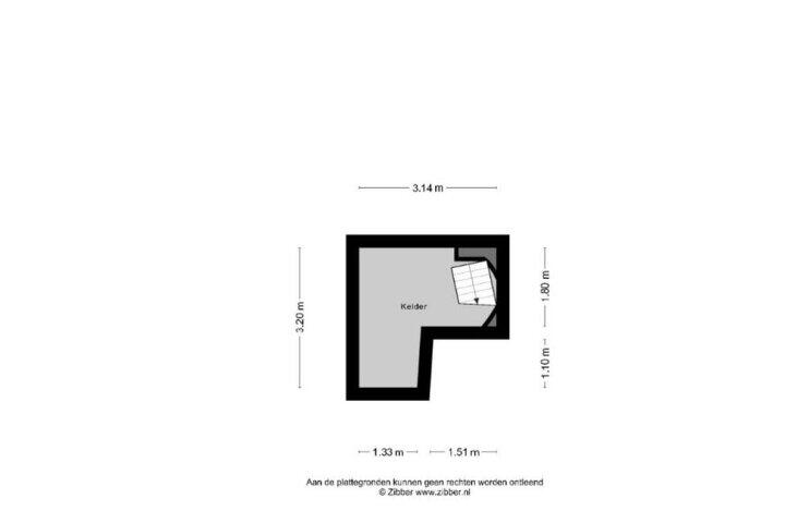 Plattegrond – Molenweg 26, Bergharen