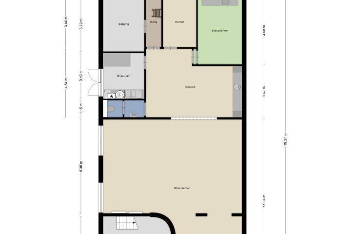 Plan – Molenweg 32 A, Bergharen