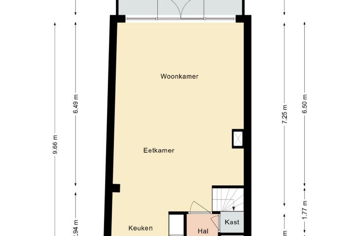 Plattegrond – Monacoplein 15, Heerlen