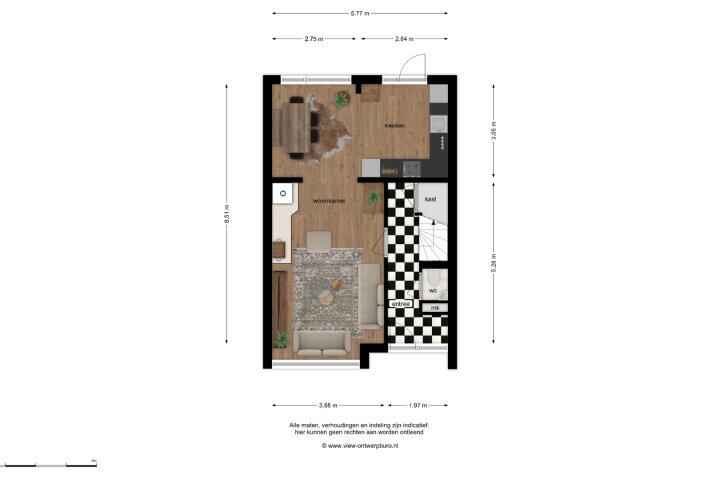 Plattegrond – Montenshoeve 13, Teteringen
