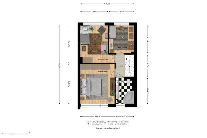 Plattegrond – Montenshoeve 13, Teteringen