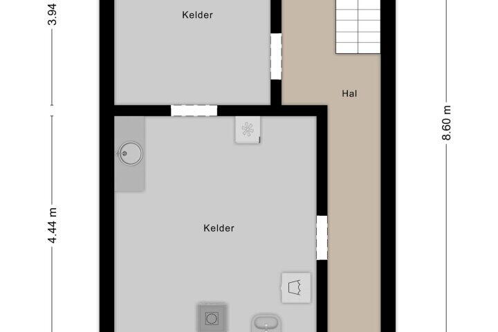 Plattegrond – Montfortstraat 55, Hoensbroek