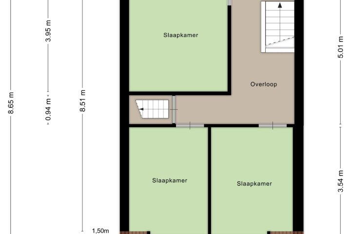 Plattegrond – Montfortstraat 55, Hoensbroek