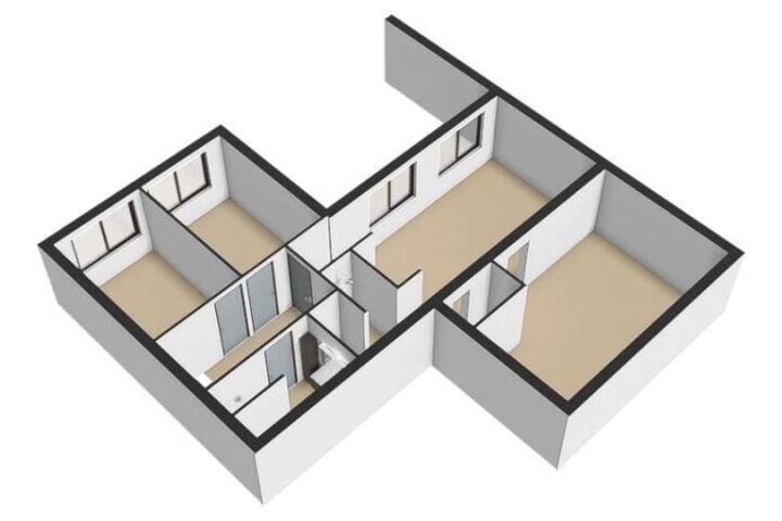 Plattegrond – Mosaïque 15, Bergen (LI)