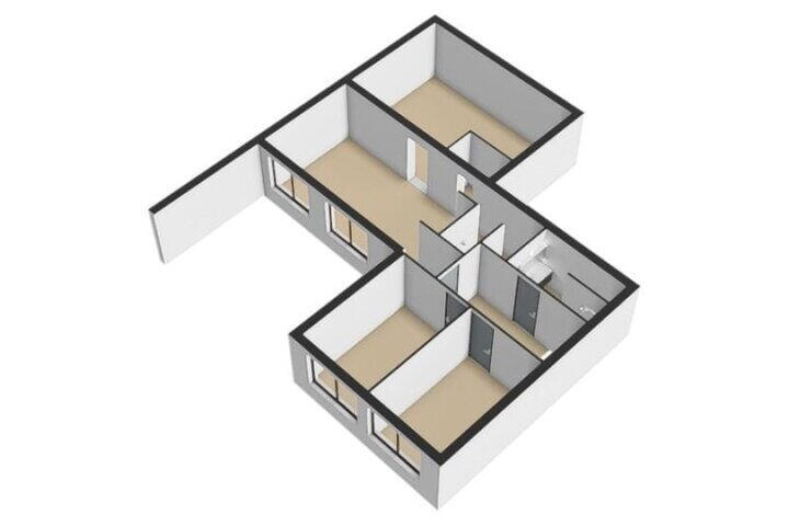 Plattegrond – Mosaïque 15, Bergen (LI)
