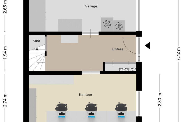 Plattegrond – Mosberg 82, Roosendaal