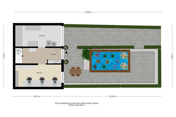 Plattegrond – Mosberg 82, Roosendaal