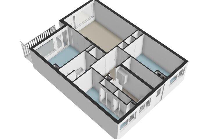 Plattegrond – Mr. F.A. van Hallweg 112, Amstelveen