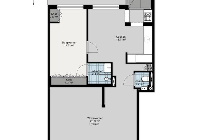 Plattegrond – Mr. G. Groen van Prinstererlaan 64, Amstelveen