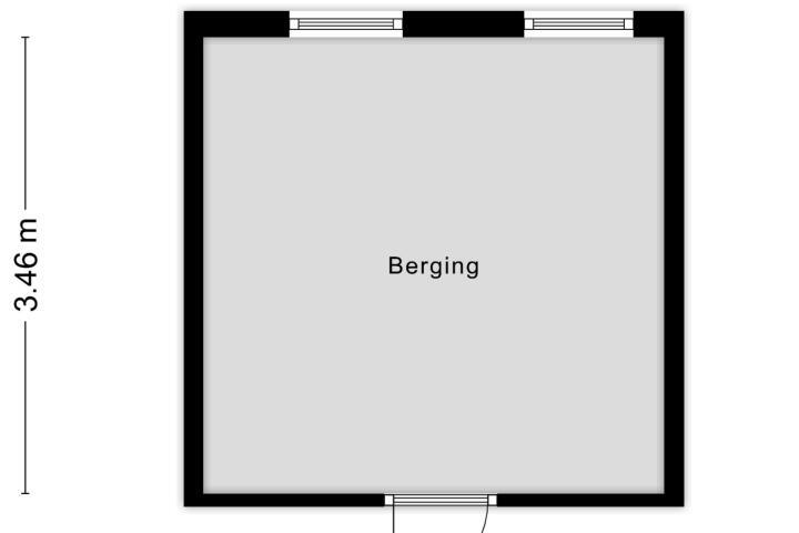 Plattegrond – Mr. Jan Gerritszlaan 37 I, Haarlem