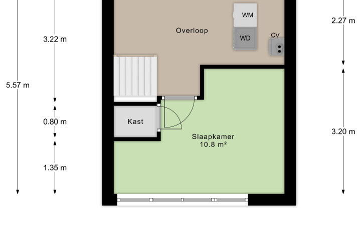Plattegrond – Mr J.M. de Kempenaersingel 25, Arnhem