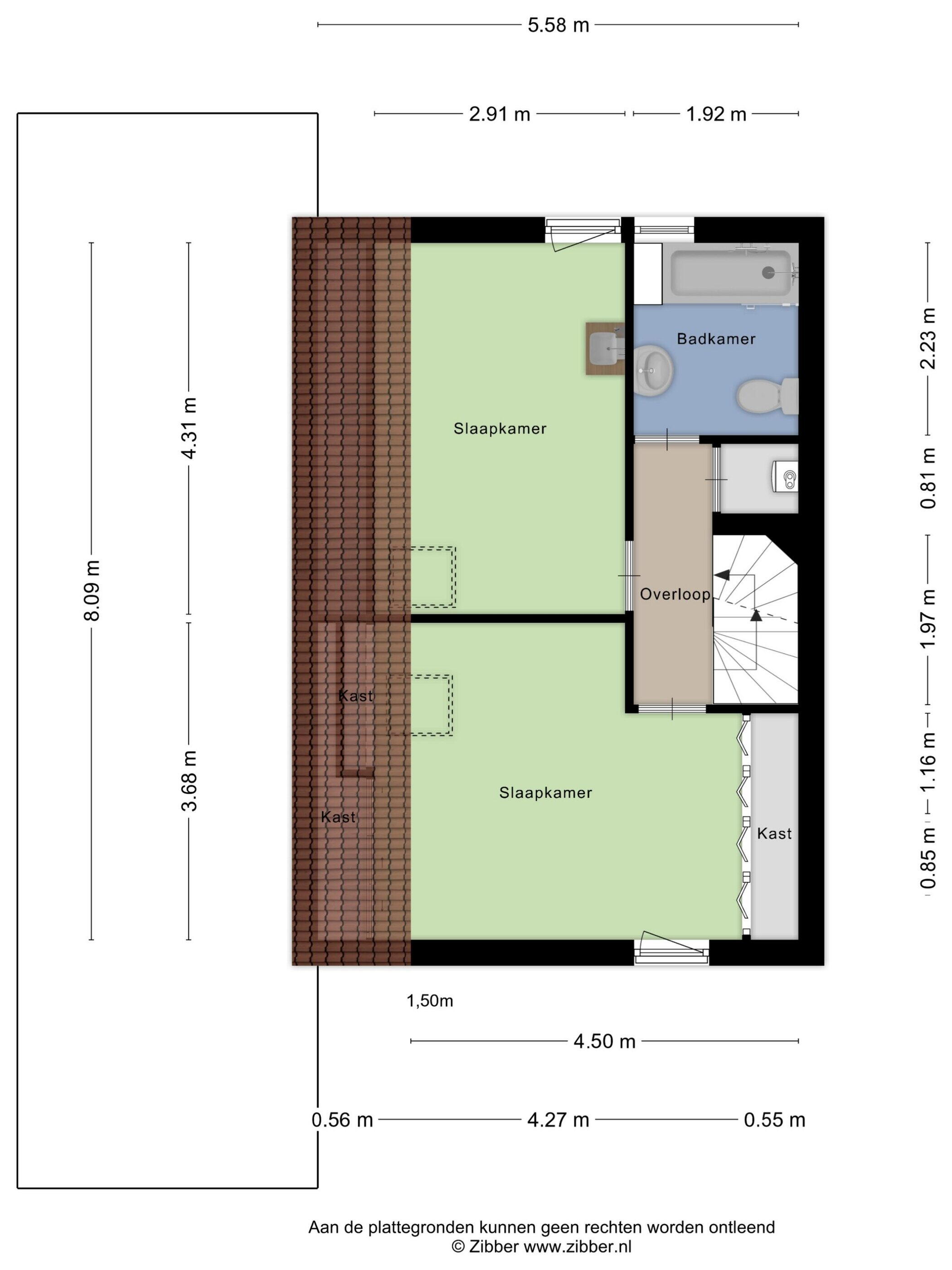 Plattegrond 2 - Muiderweg 17, Zeewolde