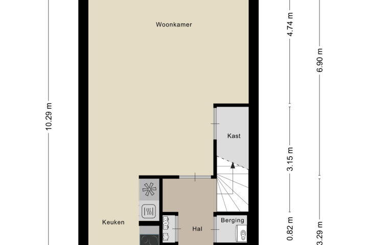 Plattegrond – Mulder 33, Wijchen