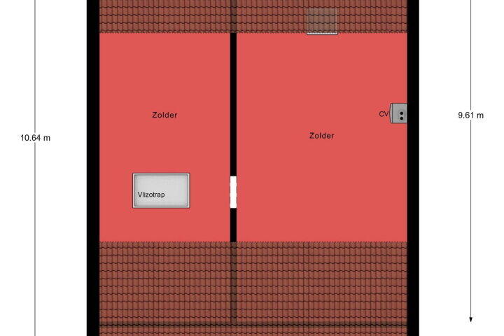 Plattegrond – Mulderstraat 1, Baarlo (LI)
