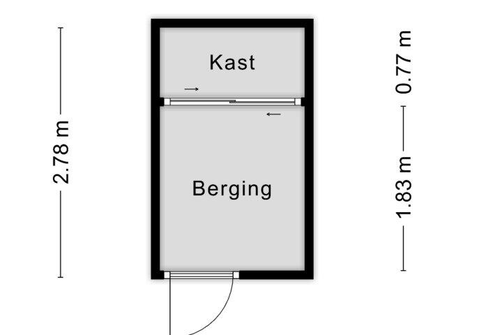 Plattegrond – Muldersweg 193, Nijmegen