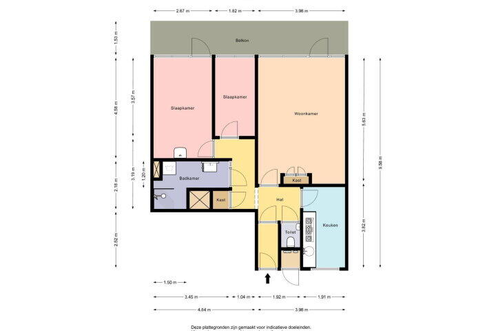 Plattegrond – Munt 191, Heerenveen
