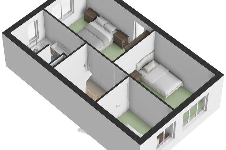 Plattegrond – Muntstraat 15, Huissen