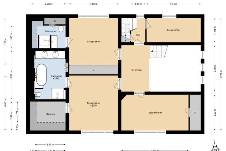 Plattegrond – Musschenberg 16, Spaubeek