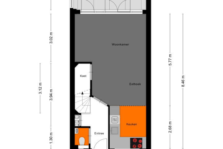 Plattegrond – Nachtegaal 27, Bladel
