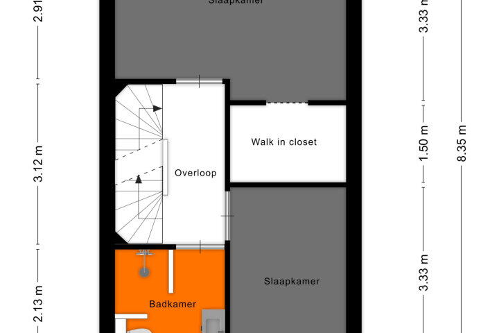 Plattegrond – Nachtegaal 27, Bladel