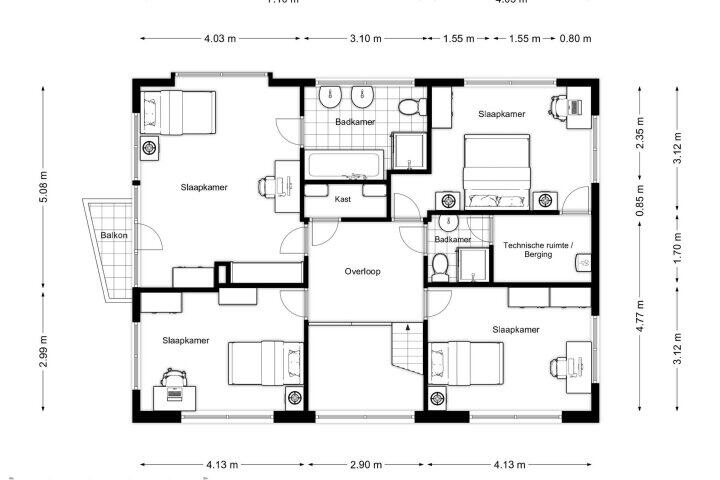 Plattegrond – Nachtlân 22, De Wilgen