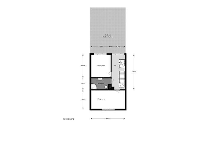 Plattegrond – Nadezjda Mandelstamstraat 15, Amsterdam