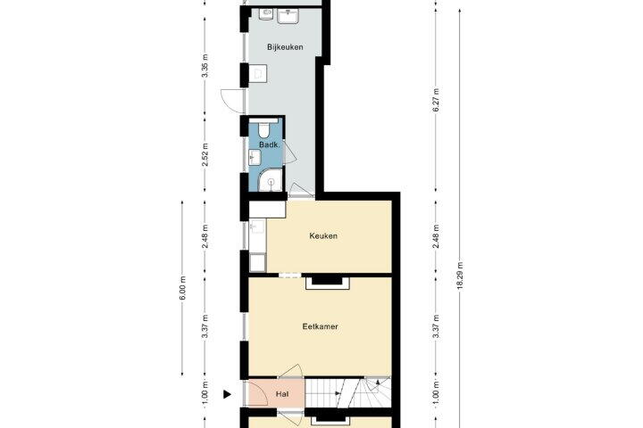Plattegrond – Nagelbeek 53, Schinnen