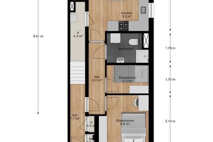 Plan – Narcisstraat 41, Veenendaal