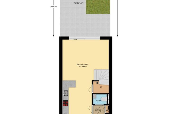 Plattegrond – Narda van Terwisgastraat 17, Apeldoorn