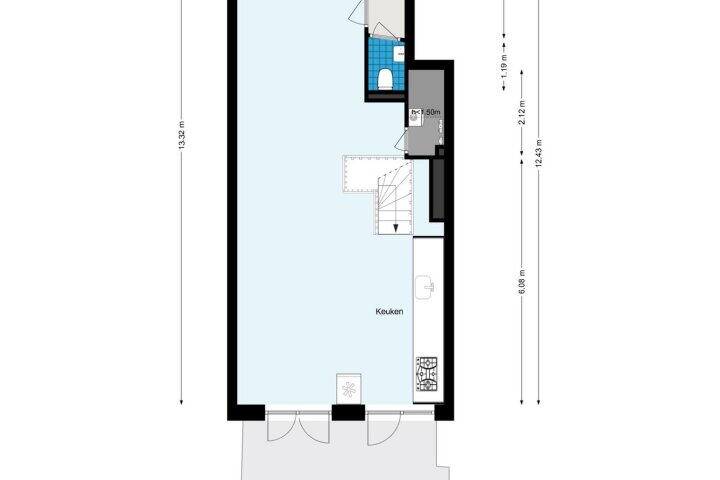 Plan – Nassaukade 72 H, Amsterdam