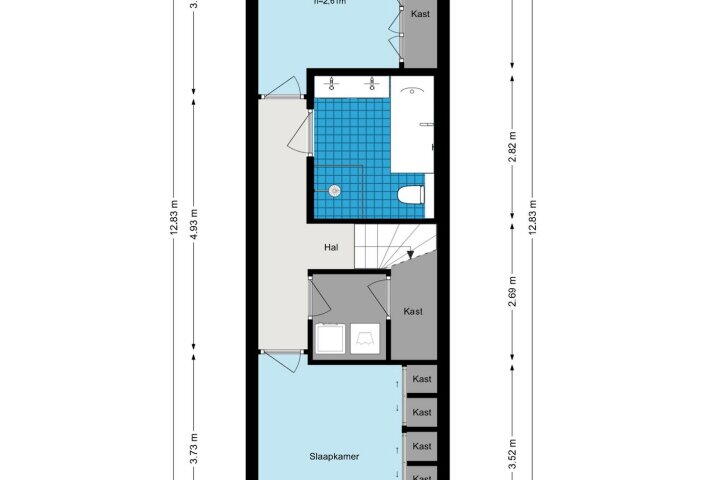 Plan – Nassaukade 72 H, Amsterdam