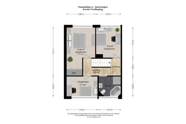 Plan – Nassaulaan 3, Amerongen