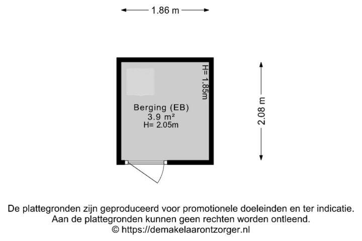 Plattegrond – Nassaustraat 5, Groningen