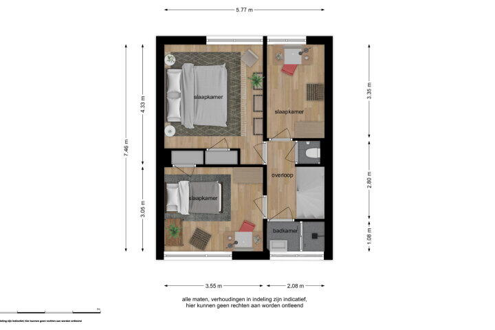Plattegrond – Naundorffstraat 7, Breda