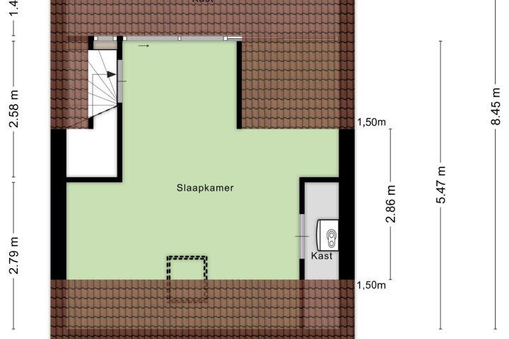 Plattegrond – Nautiluserf 35, Heerlen
