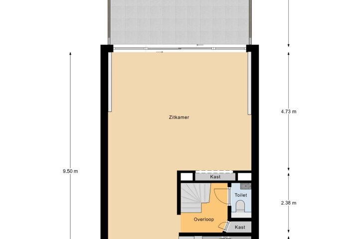Plattegrond – Nederlandlaan 5, Heerlen
