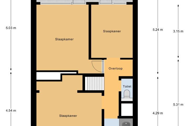 Plattegrond – Nederlandlaan 5, Heerlen