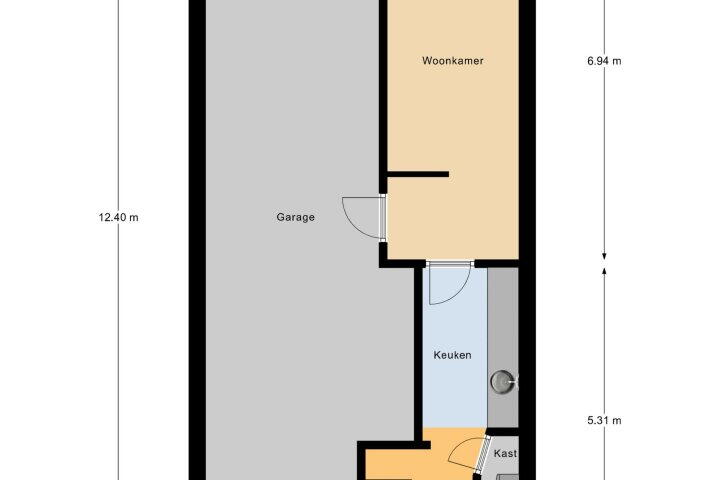 Plattegrond – Nederlandlaan 5, Heerlen