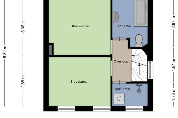 Plattegrond – Neerstraat 20, 's-hertogenbosch