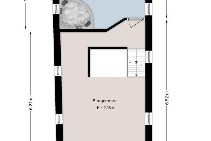 Plattegrond – Neerwoldstraat 3, Steenwijk
