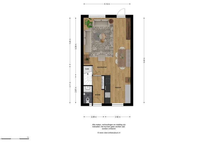 Plattegrond – Nelly Boudewijnsstraat 27, Breda