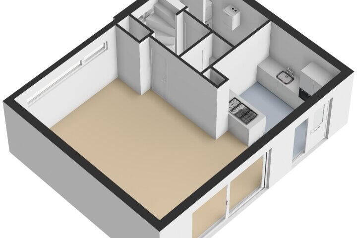 Plattegrond – Nicolaas Beetsstraat 57, Heerlen