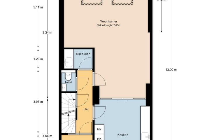 Plattegrond – Nicolaas Beetsstraat 9, Zwolle