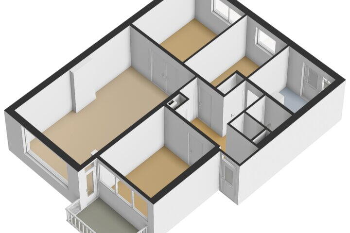 Plattegrond – Nicolaas Beetsstraat 97, Groningen