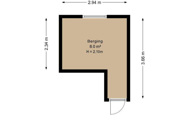Plattegrond – Nicolaas Beetsstraat 97, Groningen