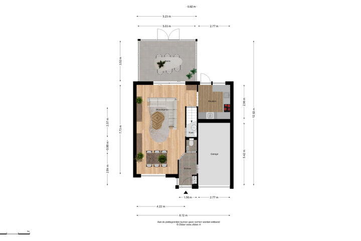 Plattegrond – Nicoline Swijgmanstraat 166, Breda