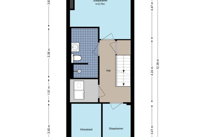 Plattegrond – Nieuwe Karselaan 78, Amstelveen